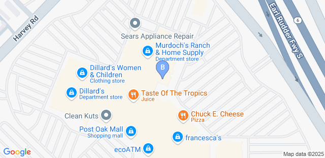 Map to Brazos Valley MMA and Fitness