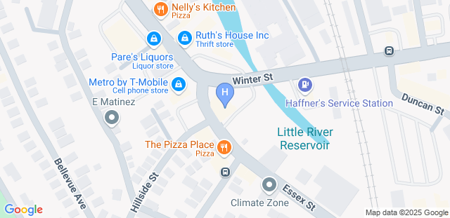 Map to Haverhill Inner City Boxing 