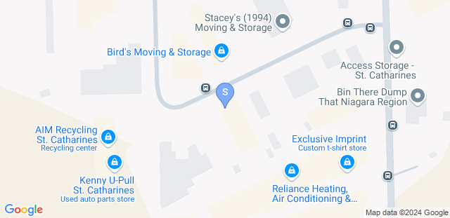 Map to Straight Blast Gym Niagara