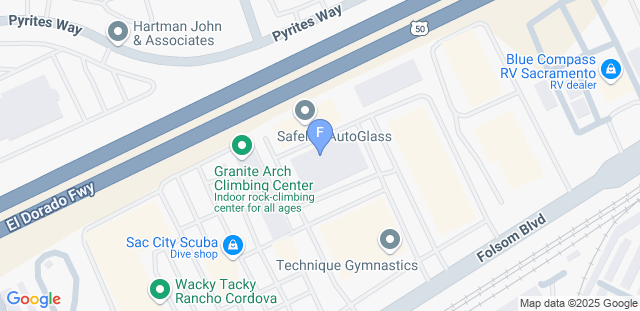 Map to Felipe Bragiao BJJ MMA California