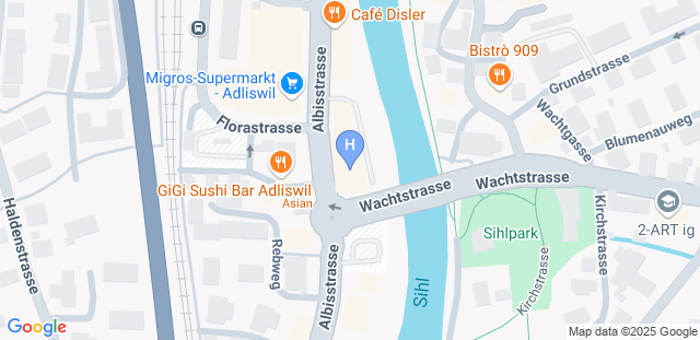 Map to HOGA - Adliswil