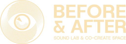 Before and After Sound Lab and Co-create Space