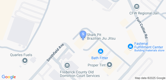 Map to Shark Pit Jiu Jitsu