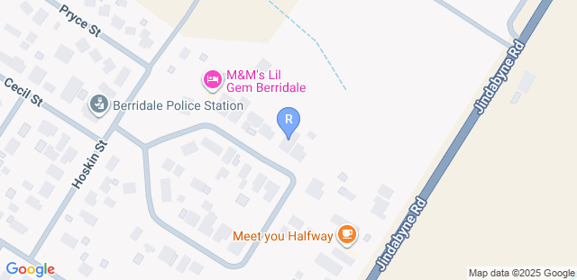 Map to Rise Berridale