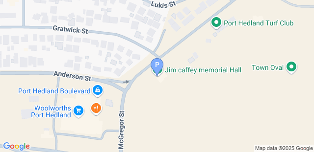 Map to Port Hedland MMA Association
