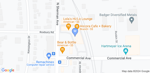 Map to Wisconsin Martial Arts and Fitness Center - North