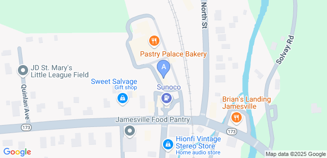 Map to Aikido of Central New York 