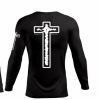 Men's Black Long Sleeve Rashguard  Photo 2