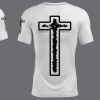 Men's White Short Sleeve Rashguard Photo 2