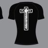 Women's Black Short Sleeve Rashguard Photo 2