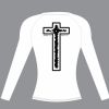 Women's White Long Sleeve Rashguard Photo 2