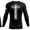 Youth Black Long Sleeve Rashguard Photo 2