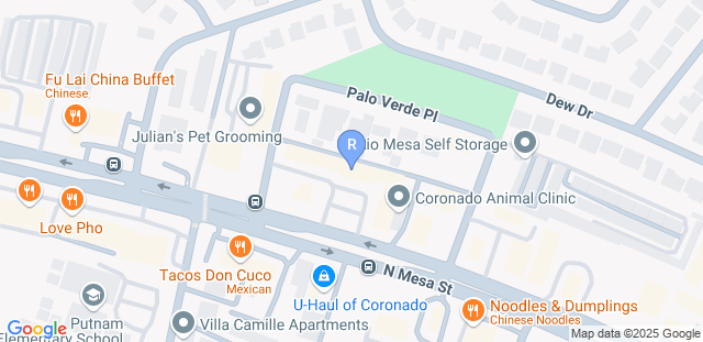 Map to Renzo Gracie El Paso