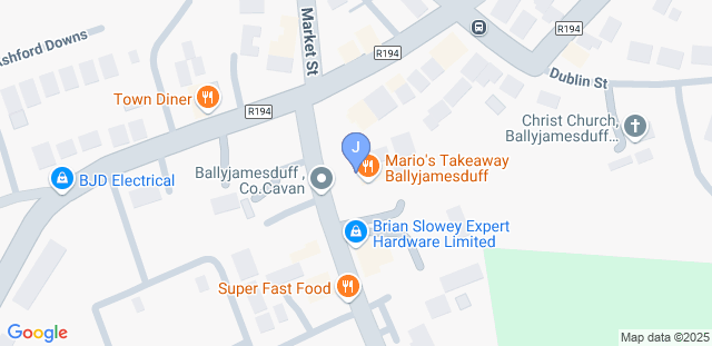 Map to JSBJJ Cavan