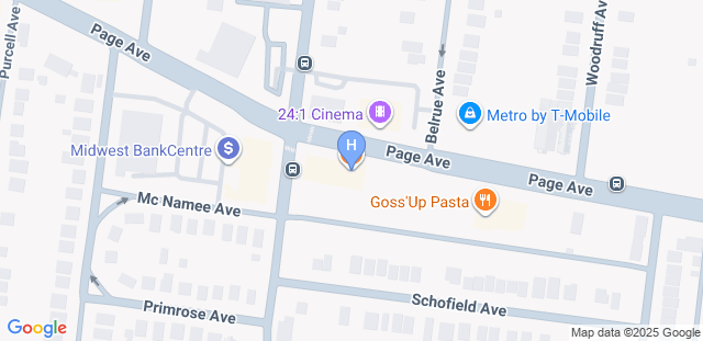 Map to Hustle City Fitness