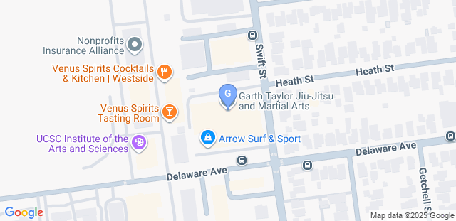 Map to Garth Taylor Jiu-Jitsu
