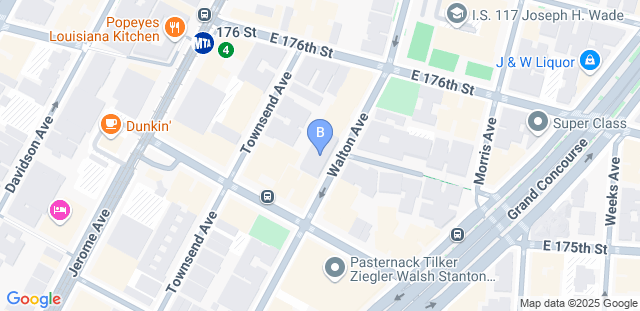 Map to Bronx Legends Cops & Kids