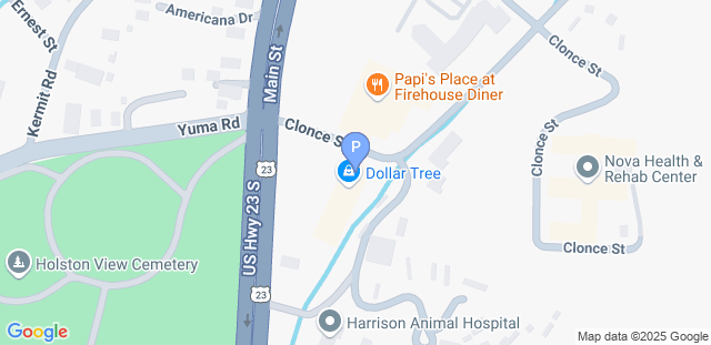Map to Pioneer Fitness