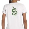 AUNG LA FIGHT BURMESE PYTHON WOMENS V-NECK T-SHIRT  Photo 2