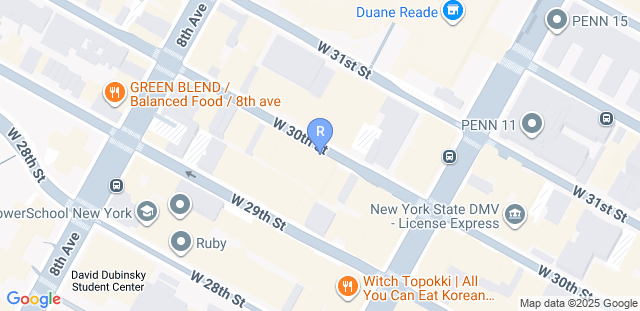 Map to Renzo Gracie Academy HQ