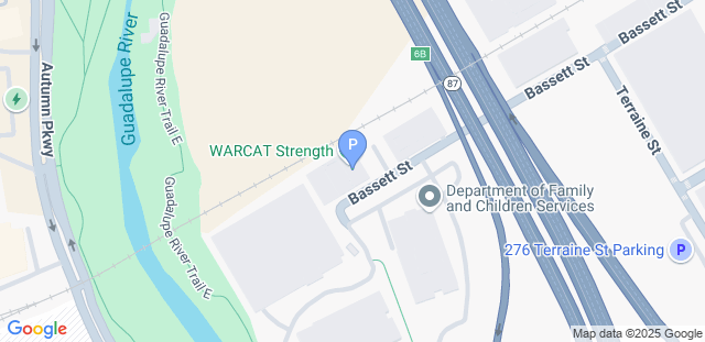 Map to Pink Lab San Jose