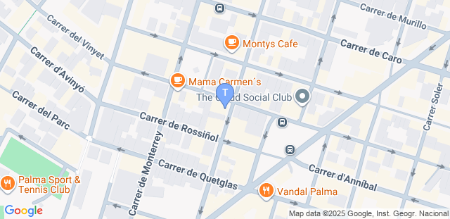 Map to The Glute Shop