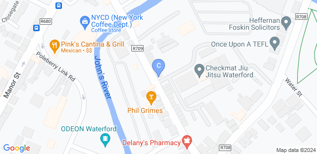 Map to Checkmat Jiu-Jitsu Waterford