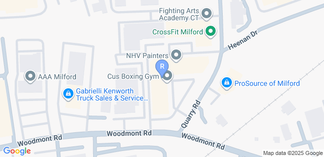 Map to Renzo Gracie Jiu Jitsu Academy Milford
