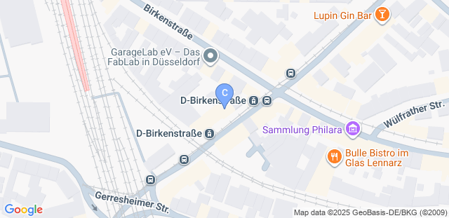 Map to CJJF Düsseldorf