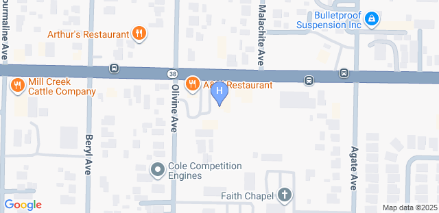 Map to Hyperbreed Athletics 