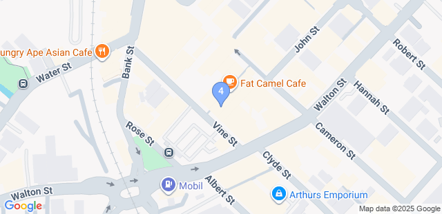 Map to Flavell Boxing Gym