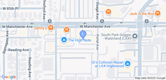 Map to Los Angeles Jiu Jitsu Academy