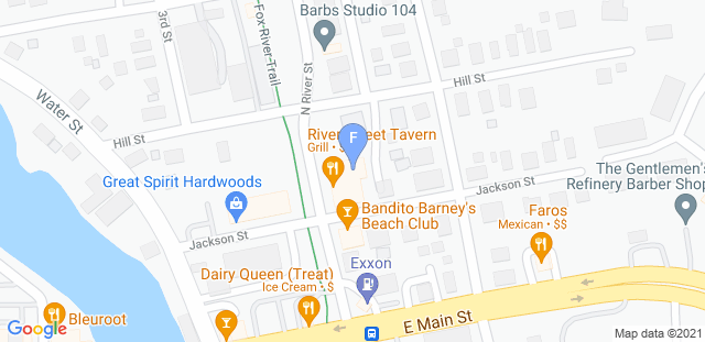 Map to Five Points Jiu Jitsu 