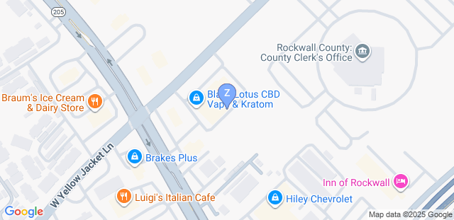 Map to ZERO MMA - ROCKWALL