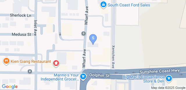 Map to Strait Up Climbing LTD