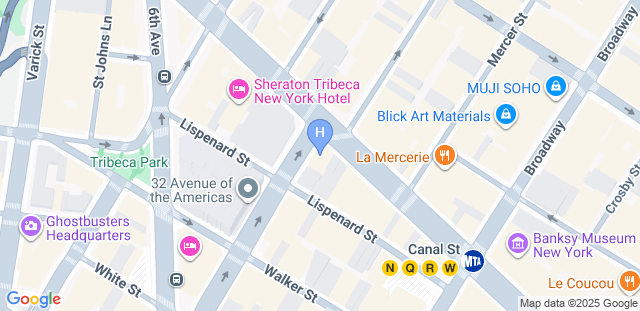 Map to Hudson Boxing Gym