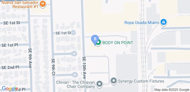 Map to Body On Point HIALEAH