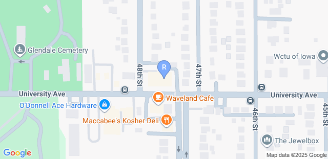 Map to Renzo Gracie Academy Des Moines