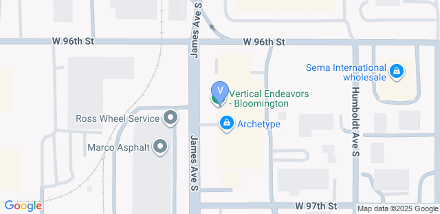 Map to Vertical Endeavors - Multiple Locations