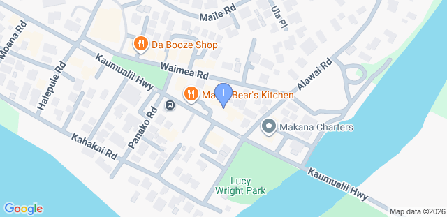 Map to Iwikua - Makana Training Center