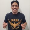 T-shirt Garuda Jiu-Jitsu black and gold Photo 1