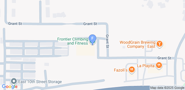 Map to Frontier Climbing