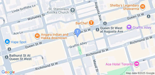 Map to Tristar Gym Toronto