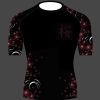 Cherry Blossom Rash Guard - Red Photo 1