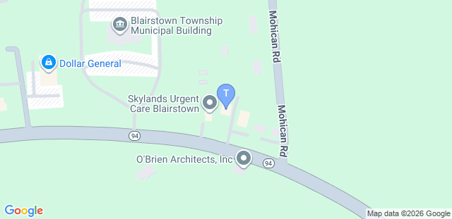 Map to The Mecca Strength Club