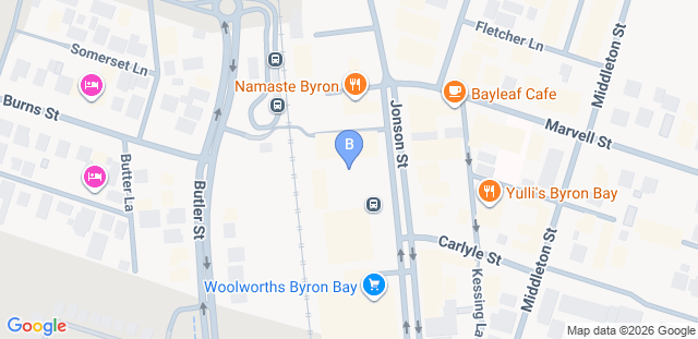 Map to Byron Boxing