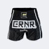 Svart / Hvit CRNR Muay Thai Shorts Photo 3