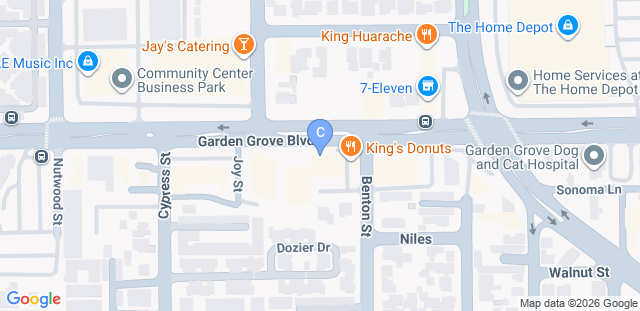 Map to Cai Jiu-jitsu Academy