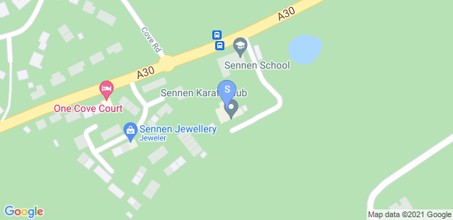 Map to Sennen Karate Club