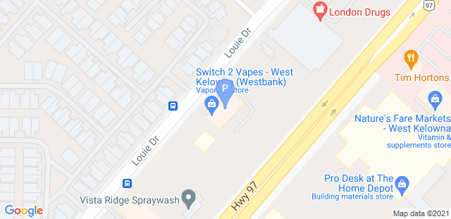 Map to Pacific Top Team West Kelowna